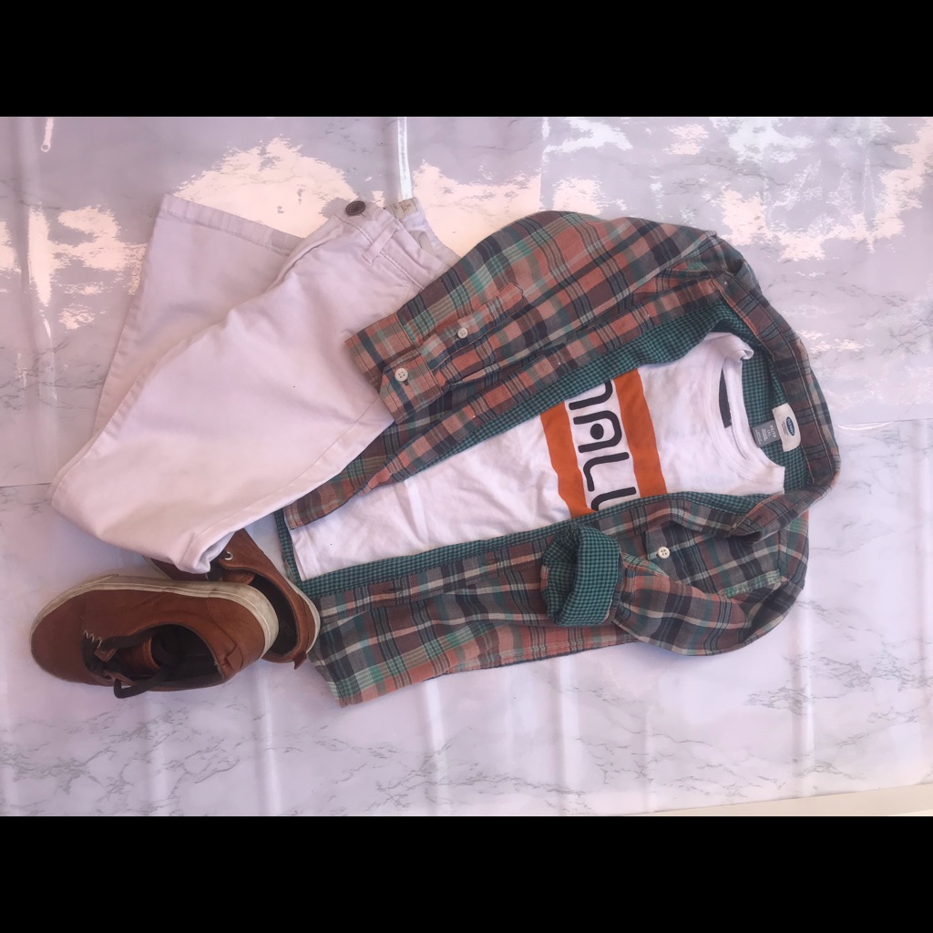 Spring Plaid Button Down